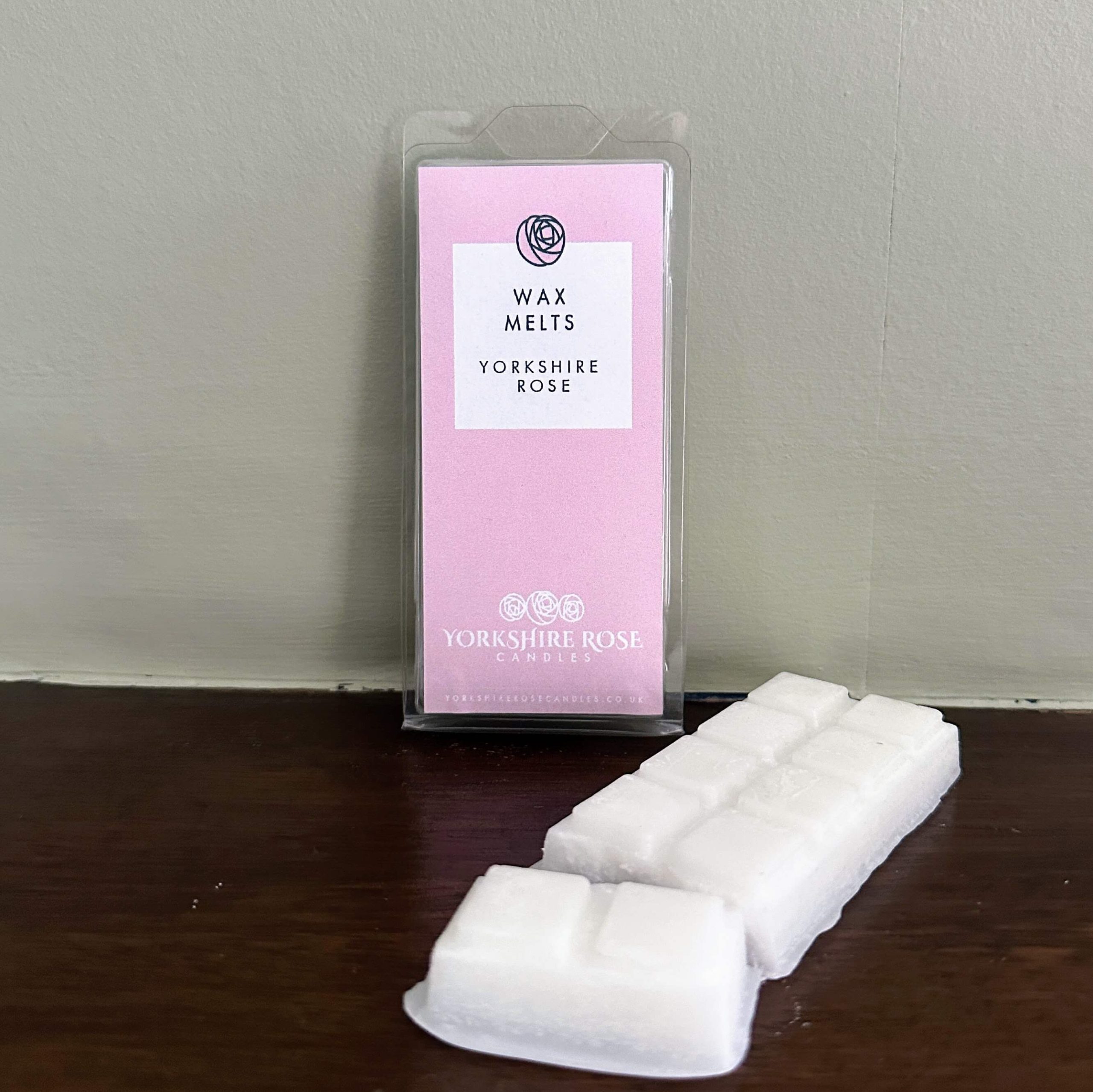 rose and geranium scented wax melt bar