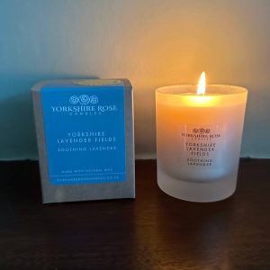 Yorkshire Lavender Fields Scented Glass Candle