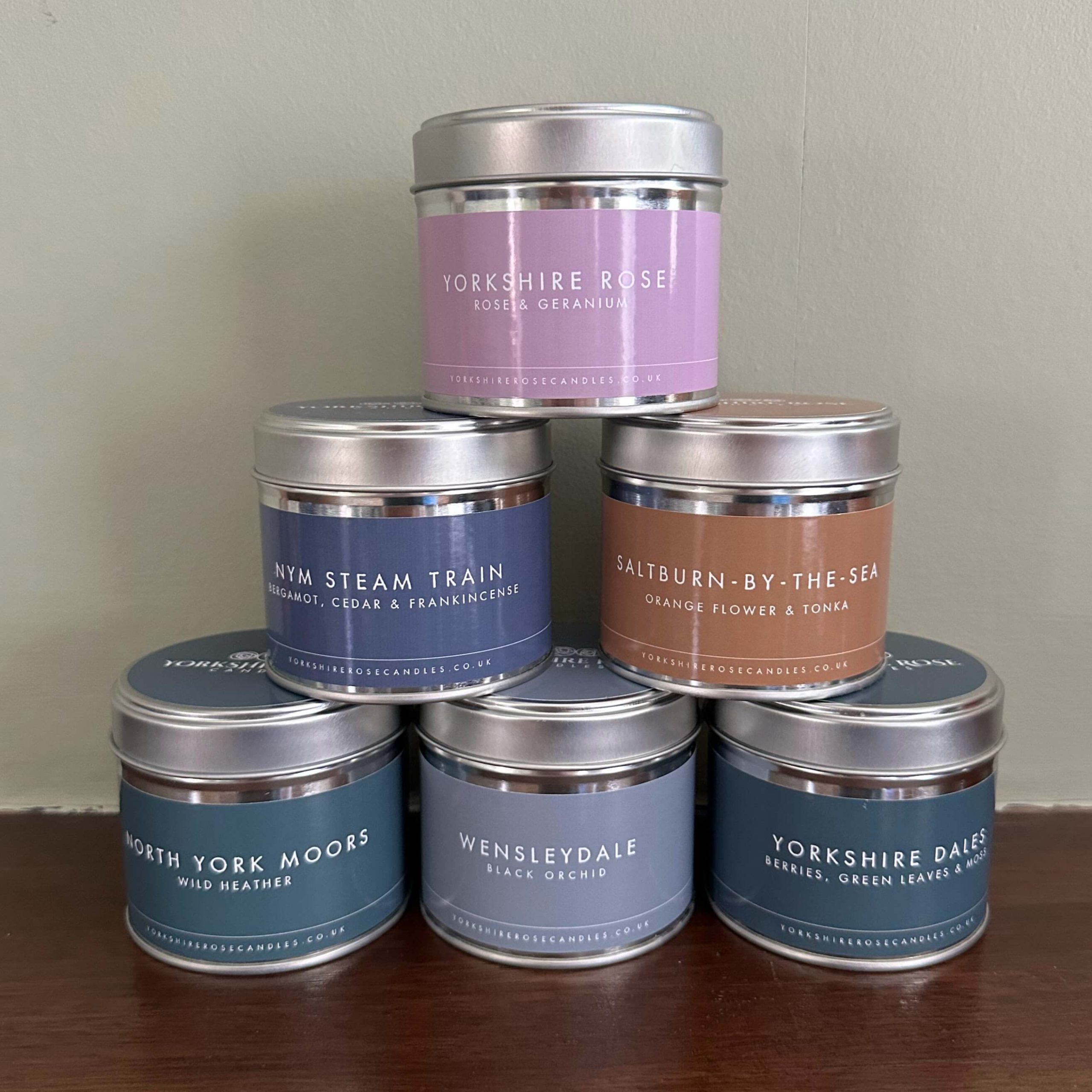 Luxury Frosted Glass Scented Candle